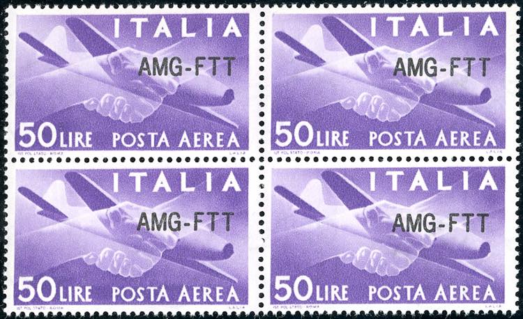 POSTA AEREA 1954 - 50 lire, nuovo ... 