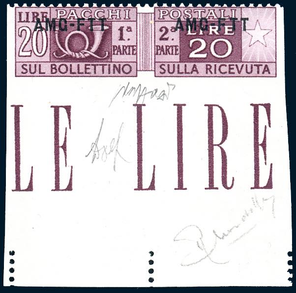 PACCHI POSTALI 1949 - 20 lire, ... 