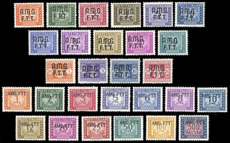 SEGNATASSE 1947/54 - Le tre ... 