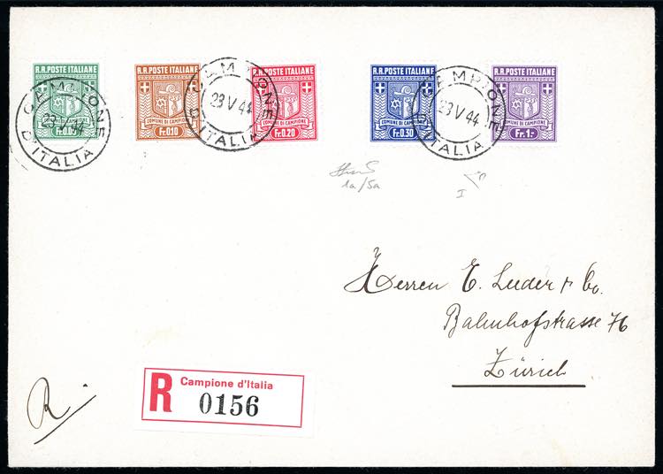 CAMPIONE DITALIA 1944 - Stemma, ... 