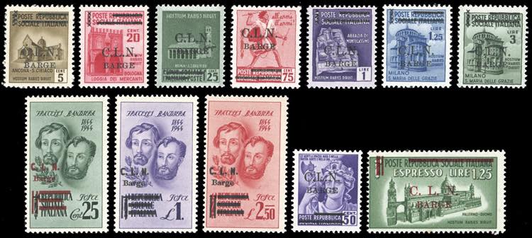 BARGE 1945 - Monumenti Distrutti, ... 