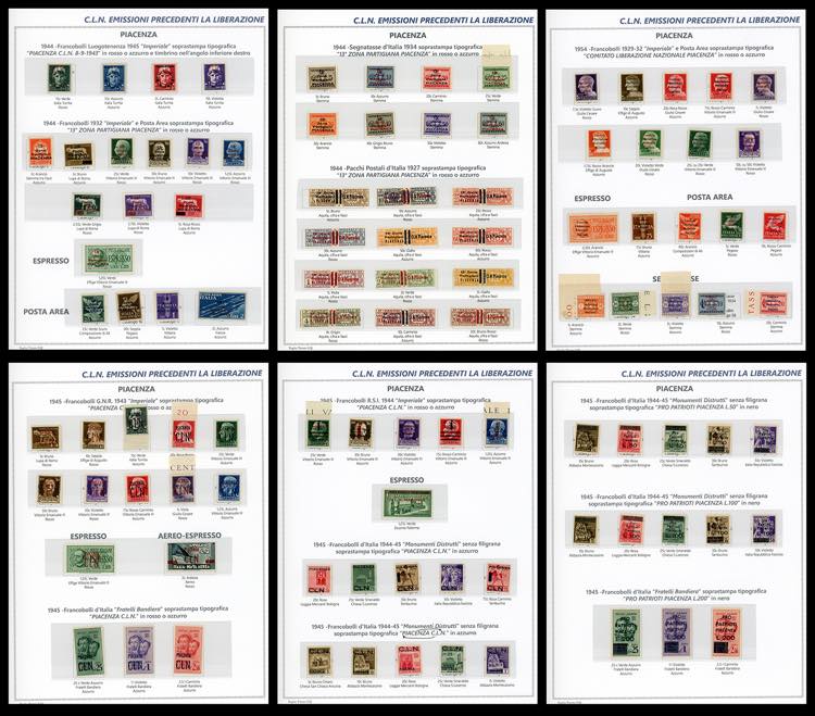 PIACENZA 1945 - Soprastampati, la ... 