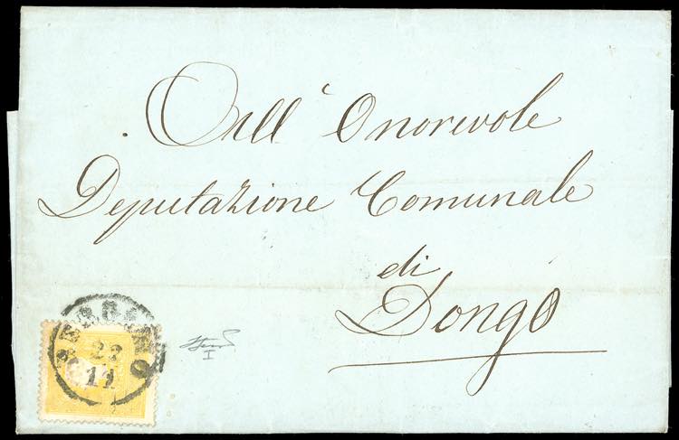 1858 - 2 soldi giallo, I tipo ... 