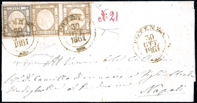 1861 - 1/2 grano bistro bruno, ... 