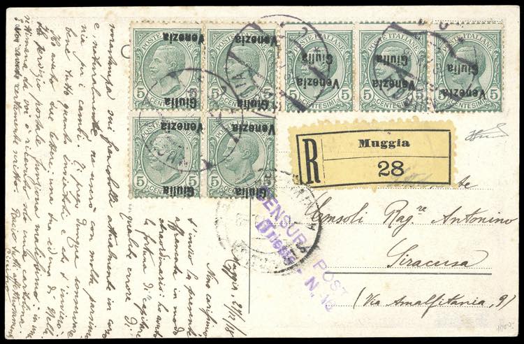 VENEZIA GIULIA 1918 - 5 cent. ... 