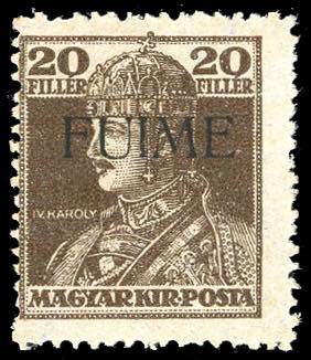 FIUME 1918 - 20 f. bruno, ... 
