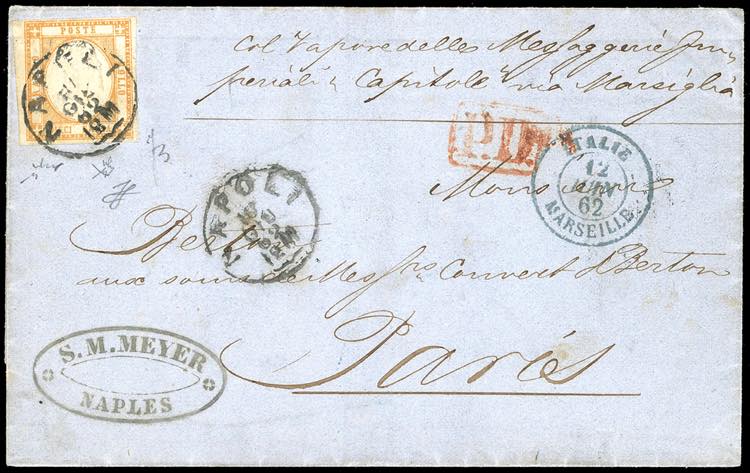 1862 - 10 grana arancio (22), ... 