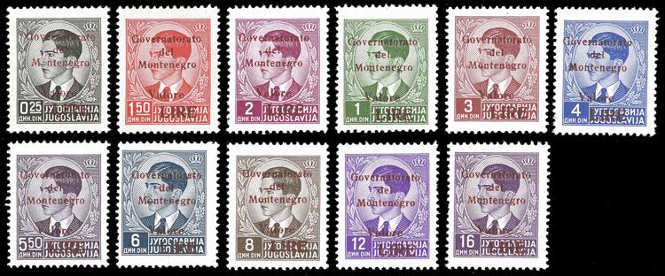 MONTENEGRO 1942 - Governatorato ... 