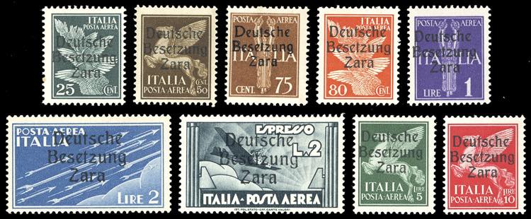 OCCUPAZIONE TEDESCA ZARA POSTA ... 