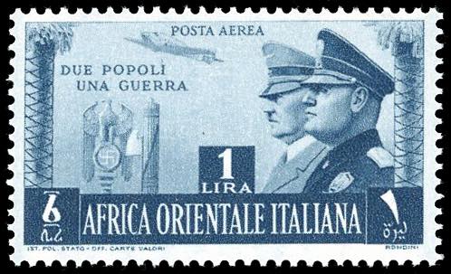 POSTA AEREA 1941 - 1 lira ... 