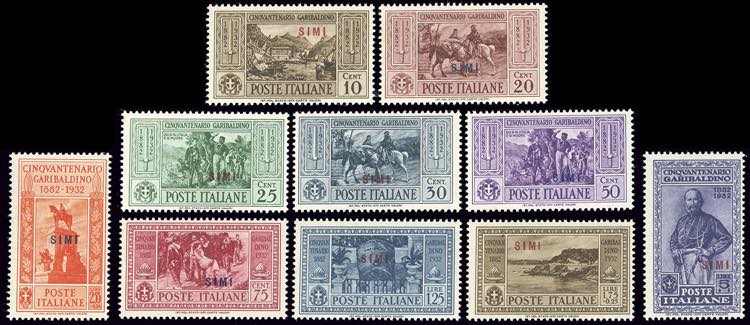 SIMI 1932 - Garibaldi, serie ... 