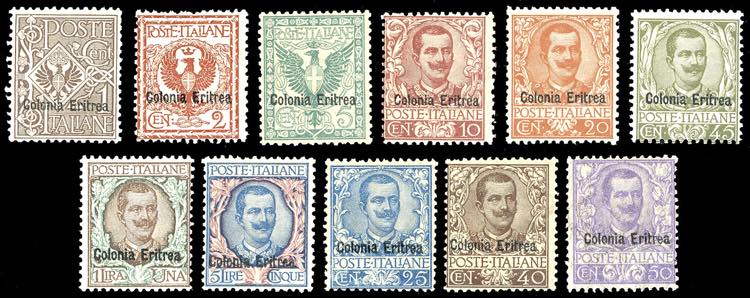 1903 - Soprastampati, serie ... 