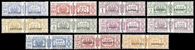 PACCHI POSTALI 1927/37 - Fascio al ... 