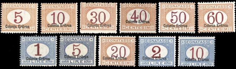 SEGNATASSE 1920/26 - Soprastampati ... 