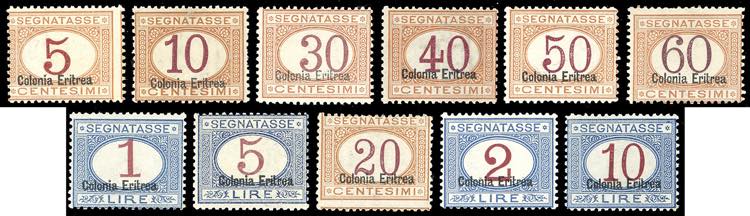 SEGNATASSE 1920/26 - Soprastampati ... 