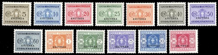 SEGNATASSE 1934 - Soprastampati, ... 