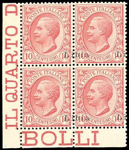 1912 - 10 cent. soprastampato, ... 