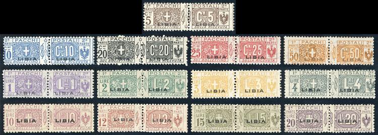 PACCHI POSTALI 1915/24 - Nodo di ... 