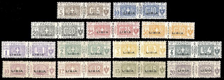 PACCHI POSTALI 1915/24 - Nodo di ... 