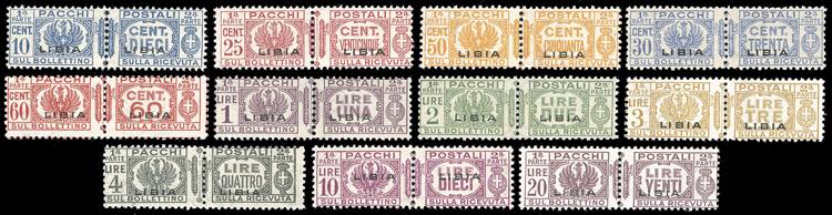 PACCHI POSTALI 1927/37 - Fasci al ... 