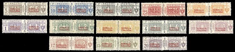 PACCHI POSTALI - Soprastampati in ... 