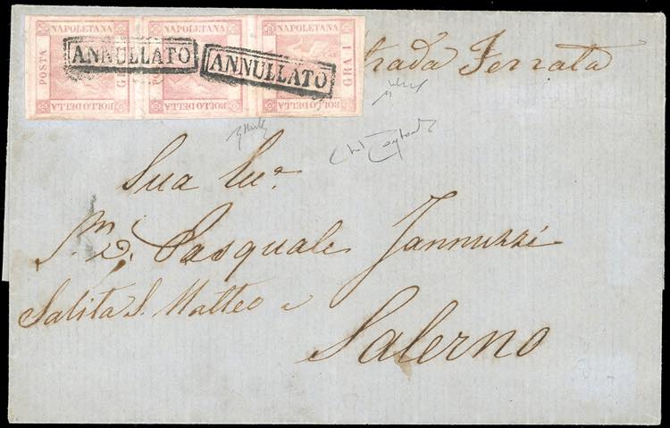 1858 - 1 grano rosa lillaceo, I ... 