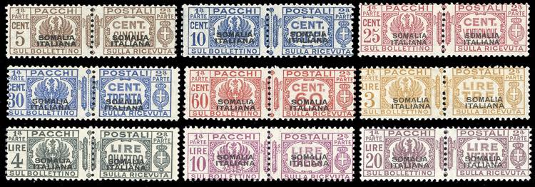 PACCHI POSTALI  1928/41 - Fasci al ... 