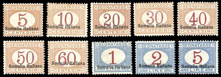 SEGNATASSE 1920 - Soprastampati in ... 