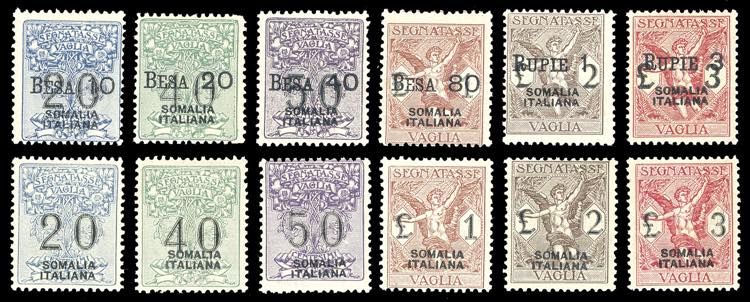 SEGNATASSE VAGLIA 1924/26 - Le due ... 