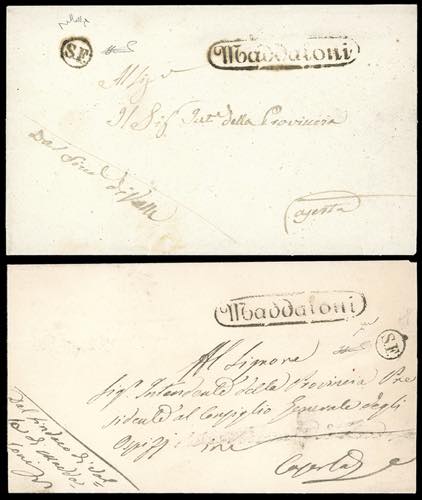 1858/59 - Due lettere senza data ... 