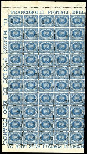 1892 - 5 cent. su 10 cent., ... 