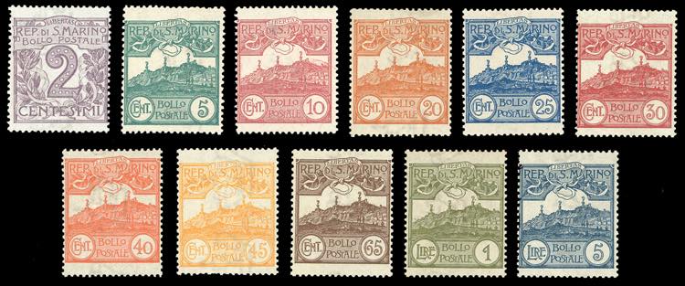 1903 - Cifra o Veduta, serietta di ... 