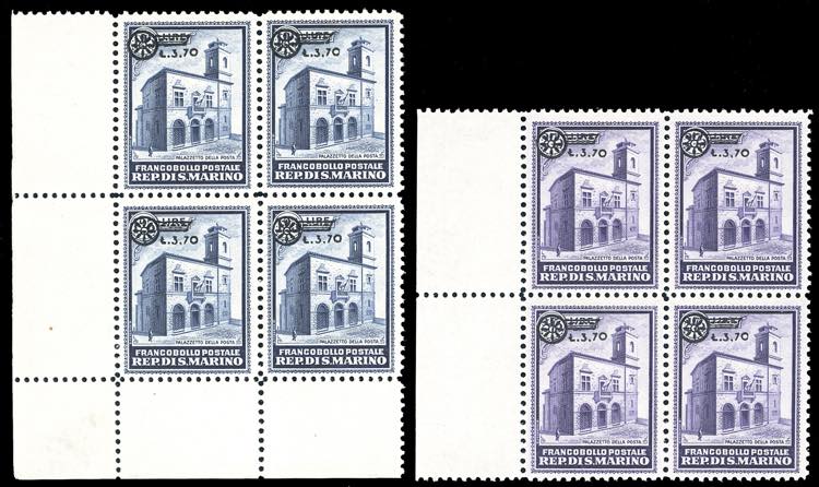 1934 - Palazzetto soprastampati, ... 