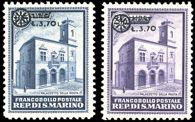 1934 - Palazzetto soprastampati, ... 