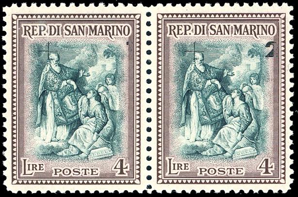 1947 - 1 + 4 lire e 2 + 4 lire ... 