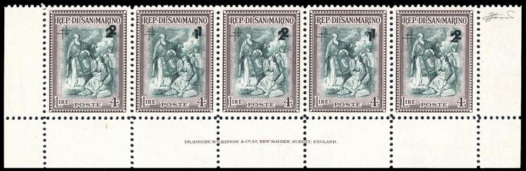 1947 - 1 + 4 lire e 2 + 4 lire ... 