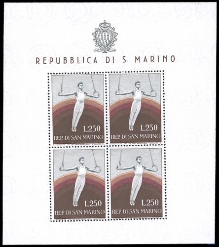 1955 - 250 lire Ginnasta, ... 