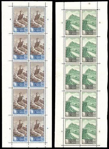 1949 - 100 e 200 lire Paesaggi, ... 