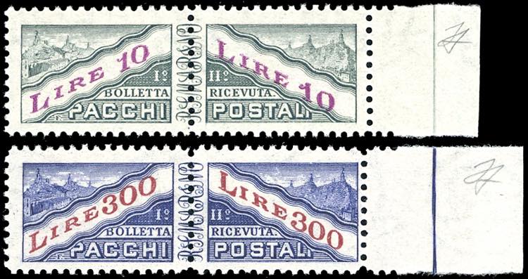 1953 - 10 lire e 300 lire, ... 