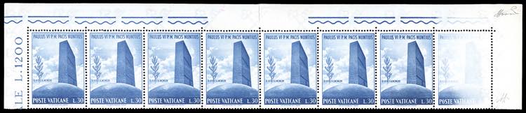 1965 - 30 lire Paolo VI allONU, ... 