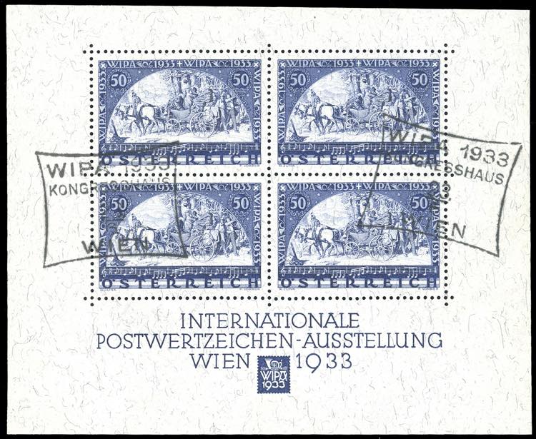 AUSTRIA FOGLIETTI 1933 - 50 + 50 ... 