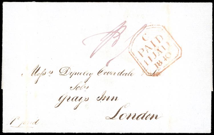 GRAN BRETAGNA 1840 - Lettera non ... 