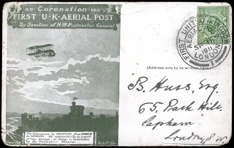 GRAN BRETAGNA POSTA AEREA 1911 - ... 