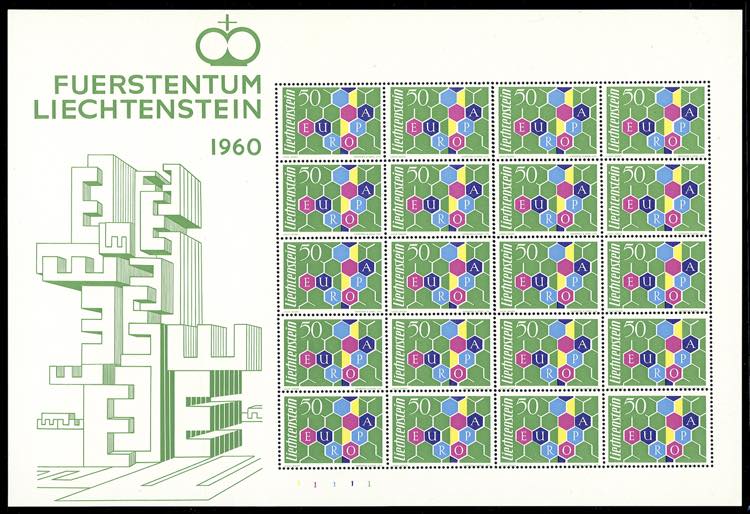 LIECHTENSTEIN 1960 - 50 r. Europa ... 