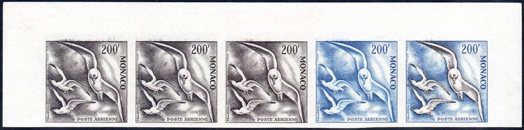 MONACO POSTA AEREA 1955 - 200 fr. ... 