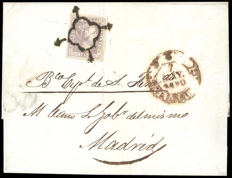 SPAGNA 1850 - 12 c. Regina ... 