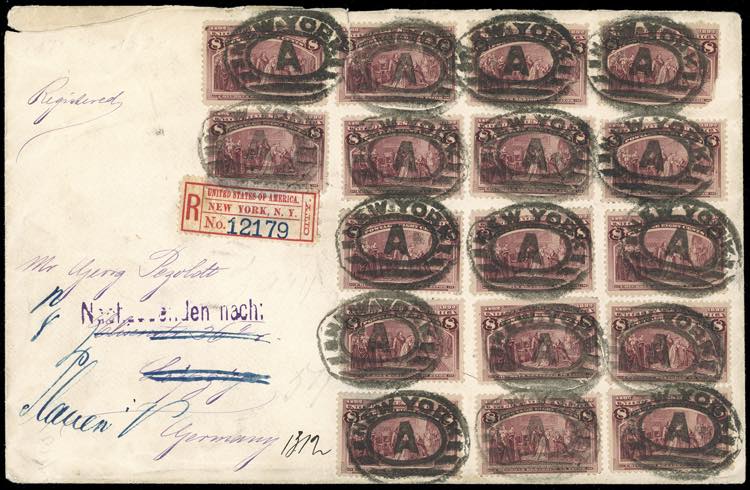 STATI UNITI 1893 - 8 cent. Colombo ... 