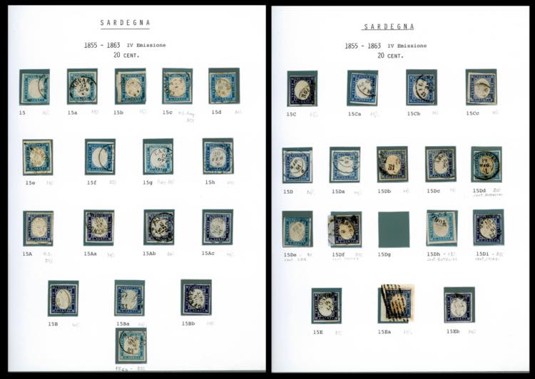 SARDEGNA 1855/1863 - Avanzata ... 