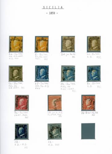 SICILIA 1859 - Serie completa con ... 