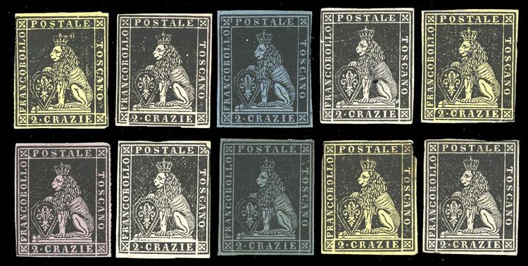 TOSCANA PROVE 1851 - Dieci prove ... 